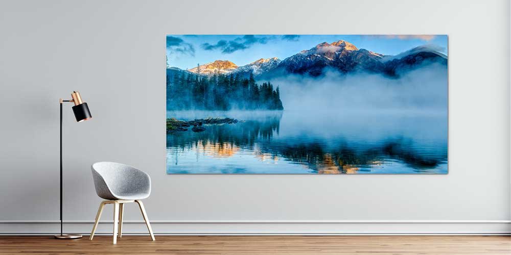 Sisli Dağ Gölü Büyük Ebat Duvar Dekor Ürünü 14125