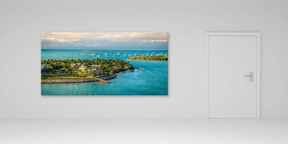 Tropikal Yarımada ve Turkuaz Deniz Manzarası Büyük Ebat Duvar Dekor Ürünü 14187