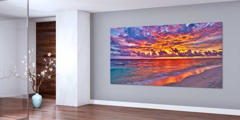 Gün Batımı ve Sahil Manzarası Büyük Duvar Dekoru 14056