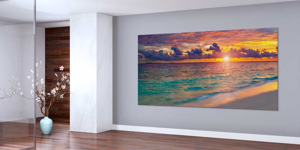 Gün Batımı Sahil Manzarası Büyük Duvar Dekoru 14059