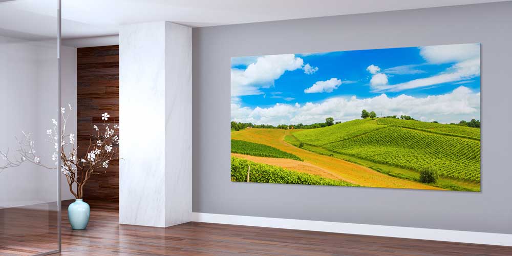 Yeşil Tepeler ve Altın Tarlalar Büyük Ebat Duvar Dekoru 14240