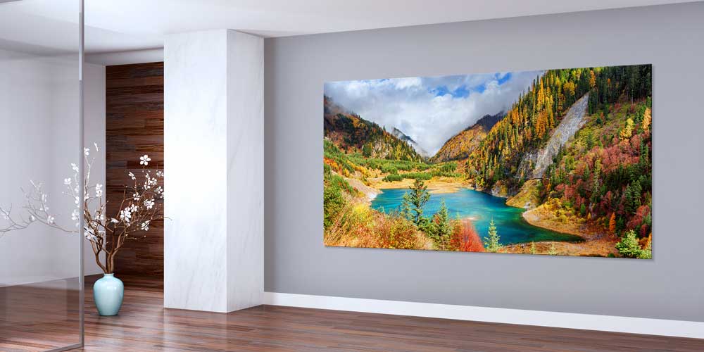 Büyük Ebat Doğa ve Göl Manzarası Duvar Dekoru 14054