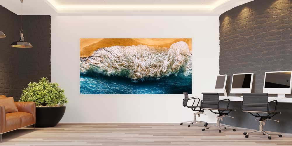 large-size-wall-design-14093-03 Fuji Dağı ve geleneksel Japon tapınağının gün batımı manzarasını yansıtan büyük ebatlı duvar dekoru 14093