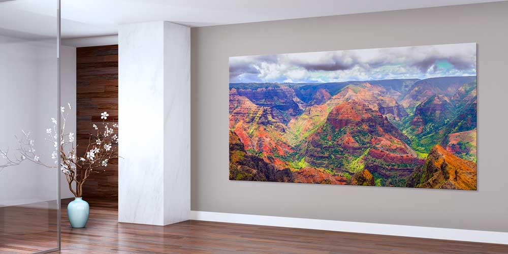 Renkli Kanyon Vadileri Panoramik Manzarası Büyük Ebat Duvar Dekor Ürünü 14191