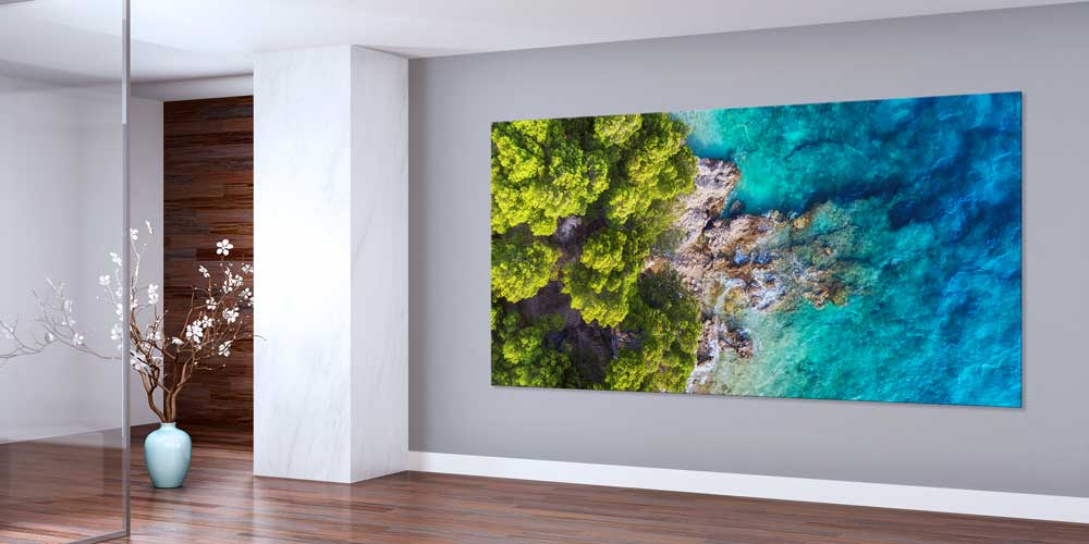 Deniz ve Orman Hattı Büyük Ebat Duvar Dekoru 14263