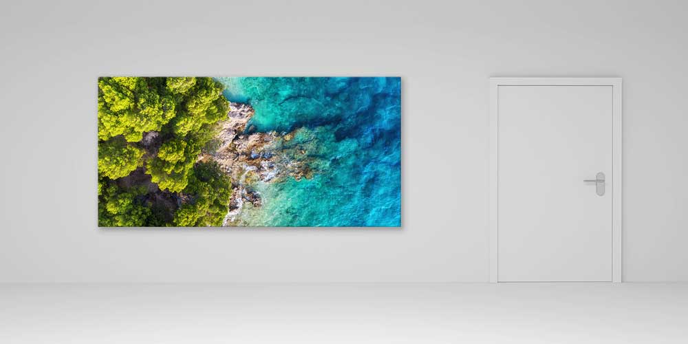 Deniz ve Orman Hattı Büyük Ebat Duvar Dekoru 14263