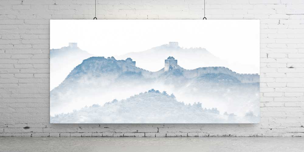 Sisler İçinde Çin Seddi Büyük Duvar Dekoru 14071