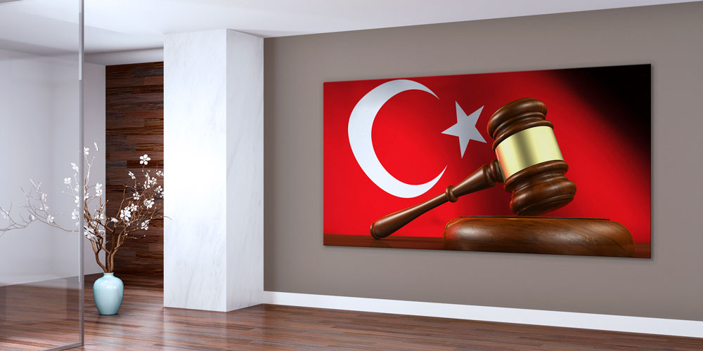 law-school-wall-art-7876-05 Türk Bayraklı Hakim Tokmağı Temalı Büyük Ebat Duvar Dekoru 7876