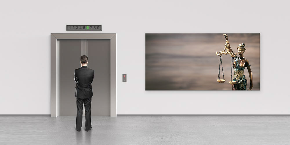 Lady Justice ve Adalet Terazisi Temalı Büyük Ebat Duvar Dekoru 7879