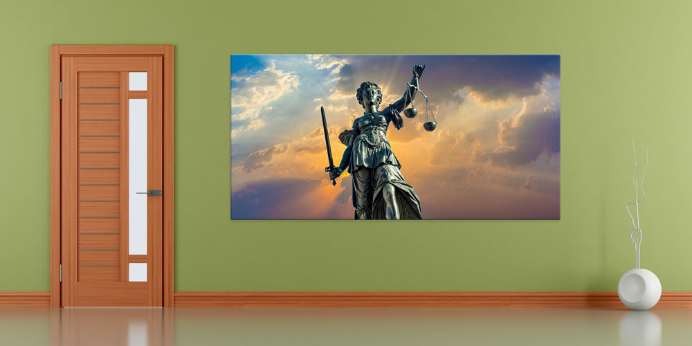 law-wall-decor-7871-03 Lady Justice Temalı Büyük Ebat Duvar Dekoru 7871