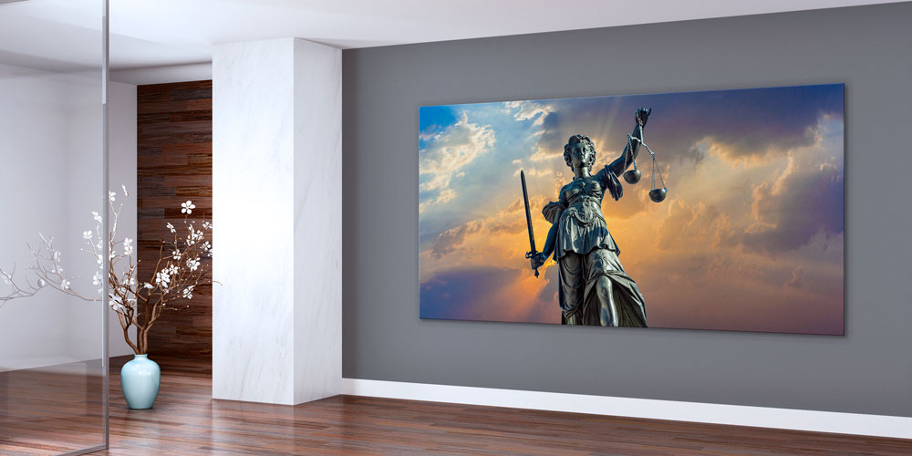 law-wall-decor-7871-06 Lady Justice Temalı Büyük Ebat Duvar Dekoru 7871