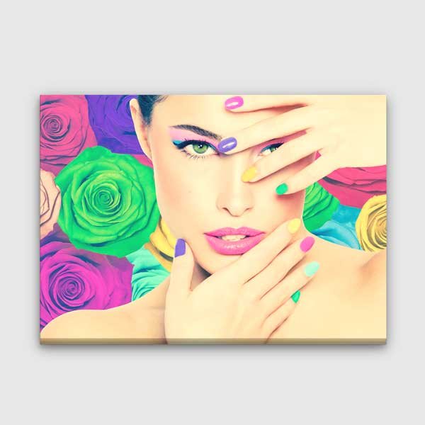 Renkli Makyaj ve Manikür Duvar Tablosu – 5643