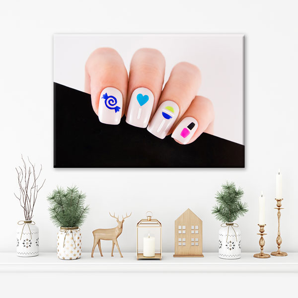 Minimal Nail Art Manikür Duvar Tablosu – 5649