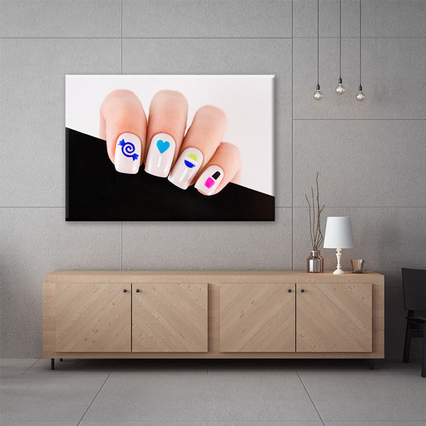 Minimal Nail Art Manikür Duvar Tablosu – 5649