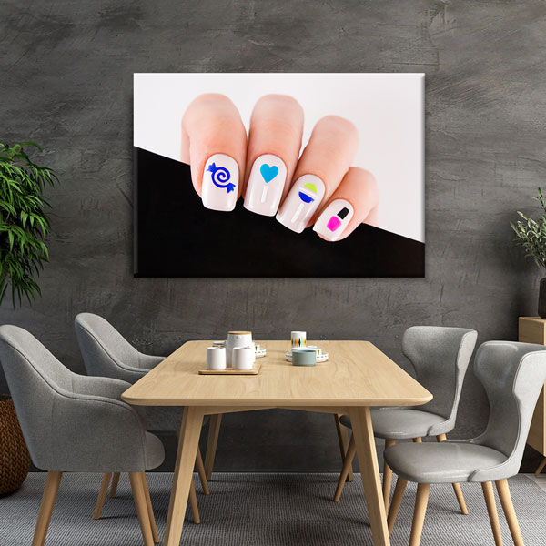 Minimal Nail Art Manikür Duvar Tablosu – 5649