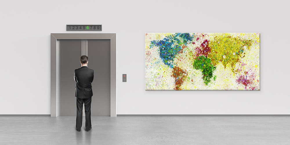 Bu büyük ebatlı duvar dekoru renklerin enerjisini dünya 7841