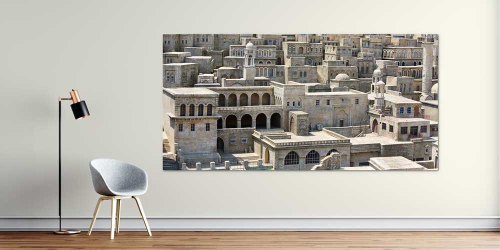 Mardin Taş Mimari Panoraması Büyük Ebat Duvar Dekoru 11861