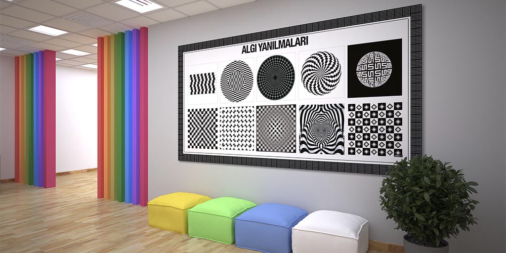 Okul Posteri: Algı Yanılmaları A-302