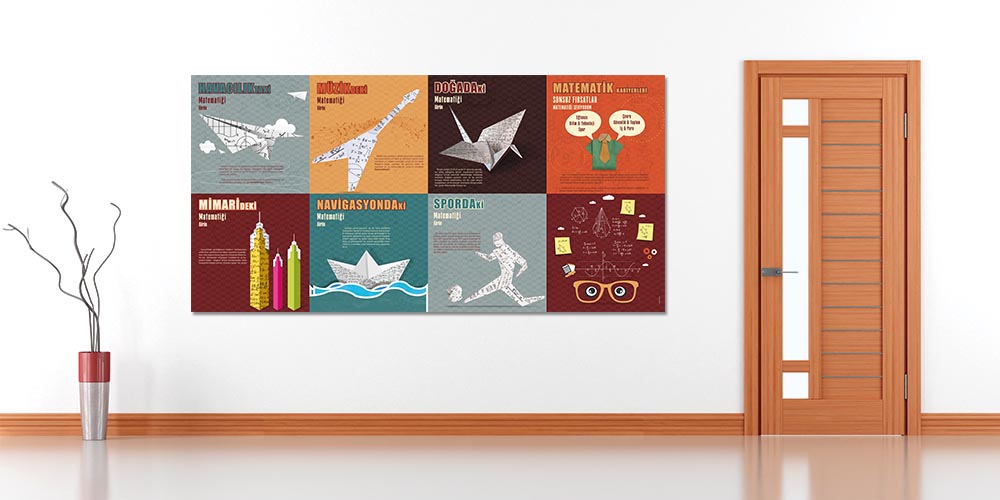 Okul Posteri: Matematik Hayatın Her Yerinde A-308