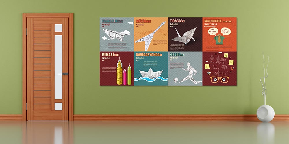 Okul Posteri: Matematik Hayatın Her Yerinde A-308