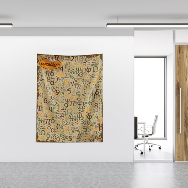 Matematik Sembolleri Duvar Örtüsü 8418