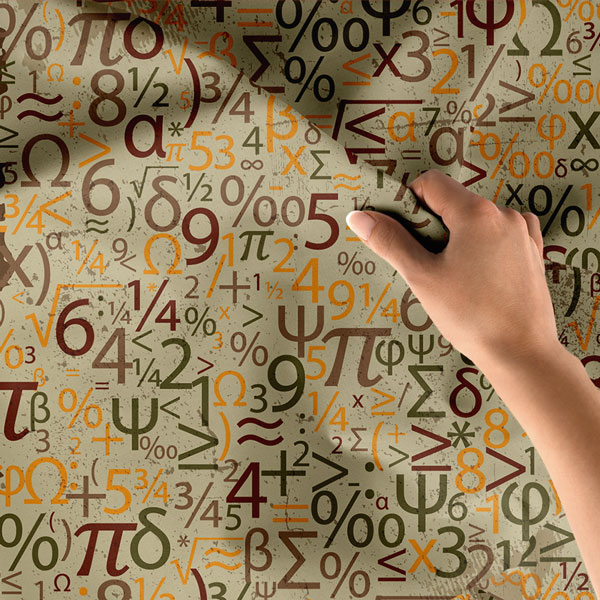 Matematik Sembolleri Duvar Örtüsü 8418