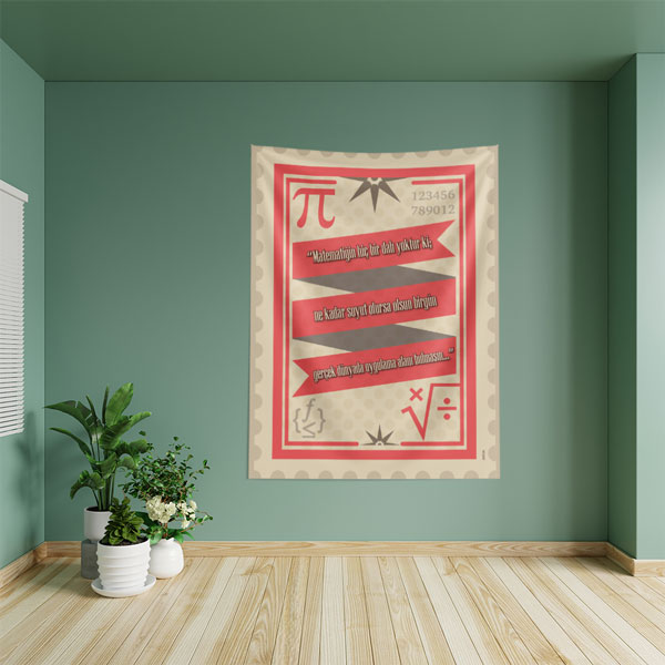 Matematik Sınıfı Duvar Örtüsü 8413