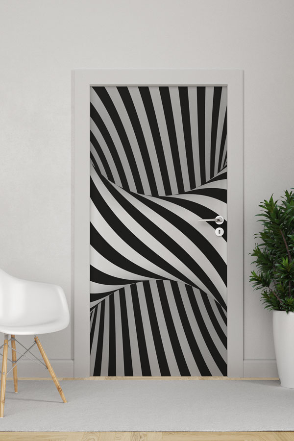 Optik İllüzyon Kapı Giydirme 8591