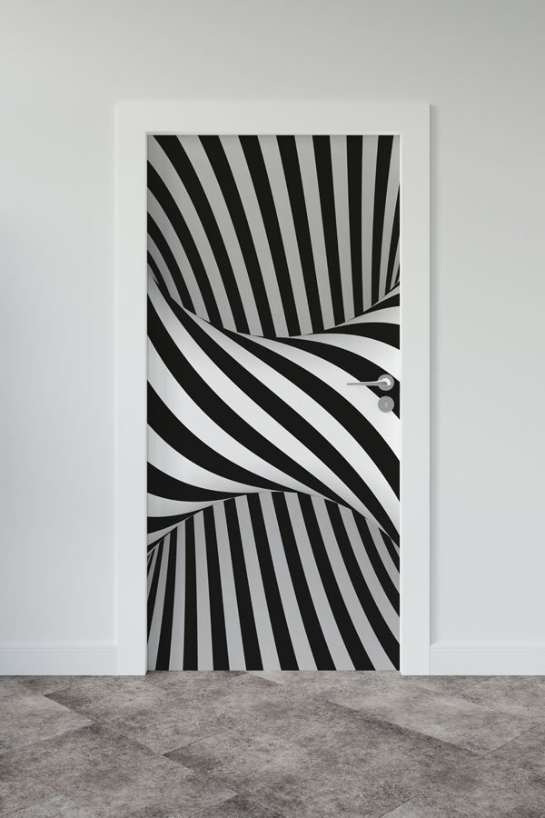 Optik İllüzyon Kapı Giydirme 8591