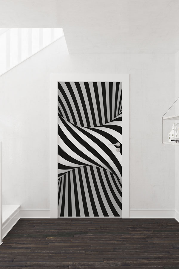 Optik İllüzyon Kapı Giydirme 8591