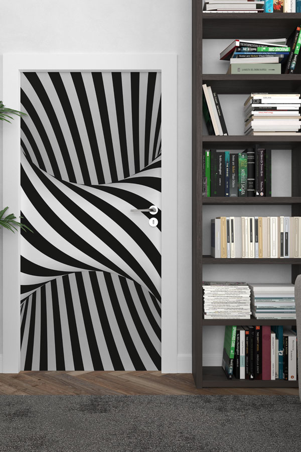 Optik İllüzyon Kapı Giydirme 8591