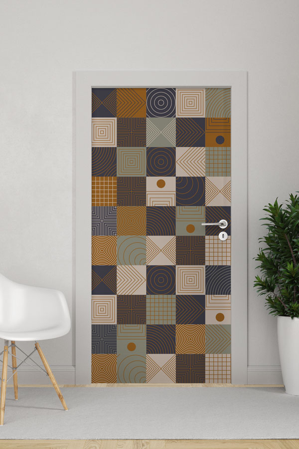 math-class-door-decor-8634-0 Matematik Kare Desenli Kapı Giydirme 8634