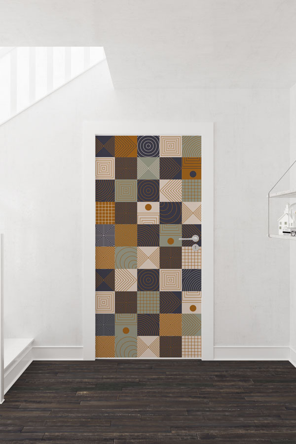 math-class-door-decor-8634-01 Matematik Kare Desenli Kapı Giydirme 8634