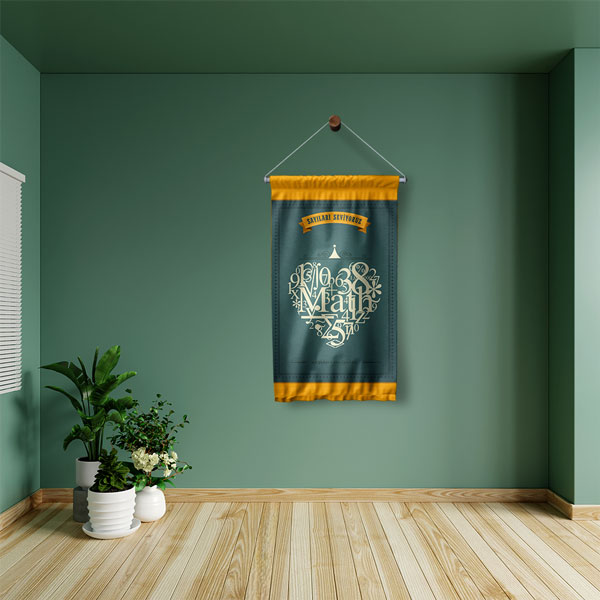 "Sayıları Seviyoruz" Matematik Duvar Flaması 8053