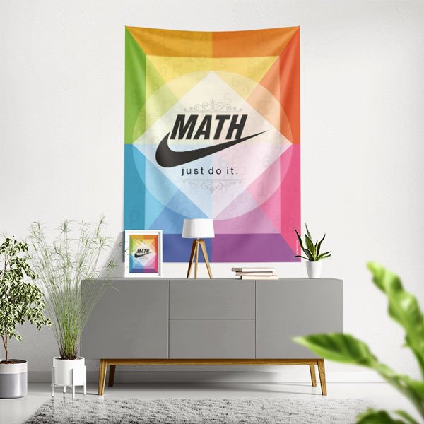 "MATH Just Do It" Duvar Örtüsü 8417