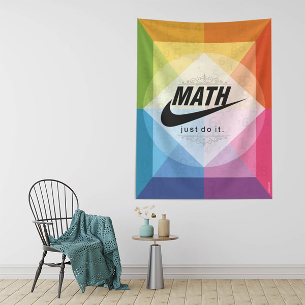 "MATH Just Do It" Duvar Örtüsü 8417
