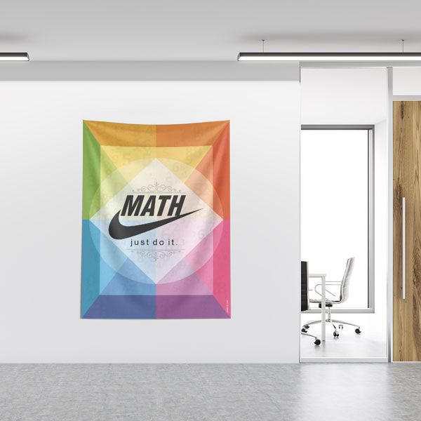 "MATH Just Do It" Duvar Örtüsü 8417