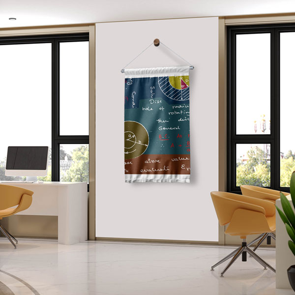 math-class-wall-decor-8046-03 Matematik Formülleri Duvar Flaması 8046