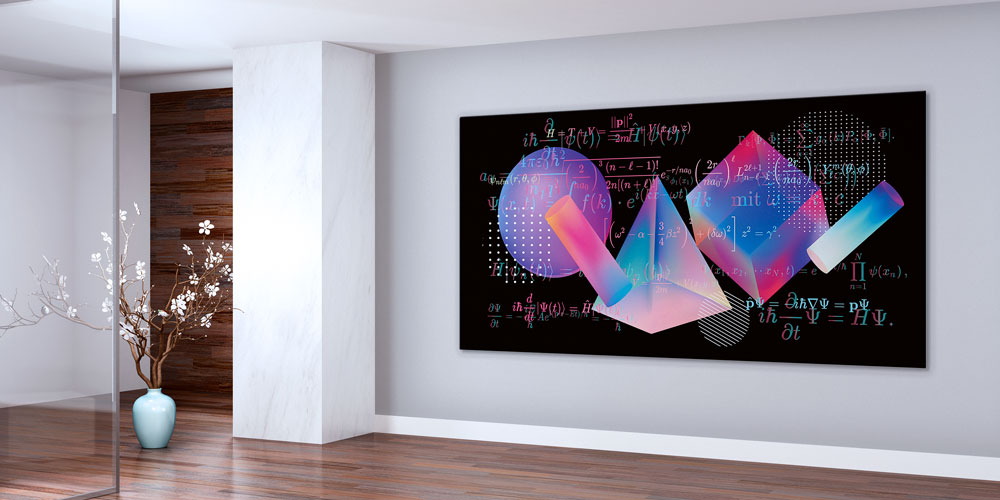 Matematik Geometri Büyük Duvar Dekoru 10205