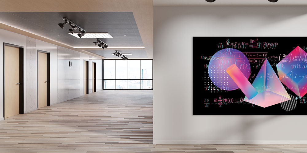 Matematik Geometri Büyük Duvar Dekoru 10205