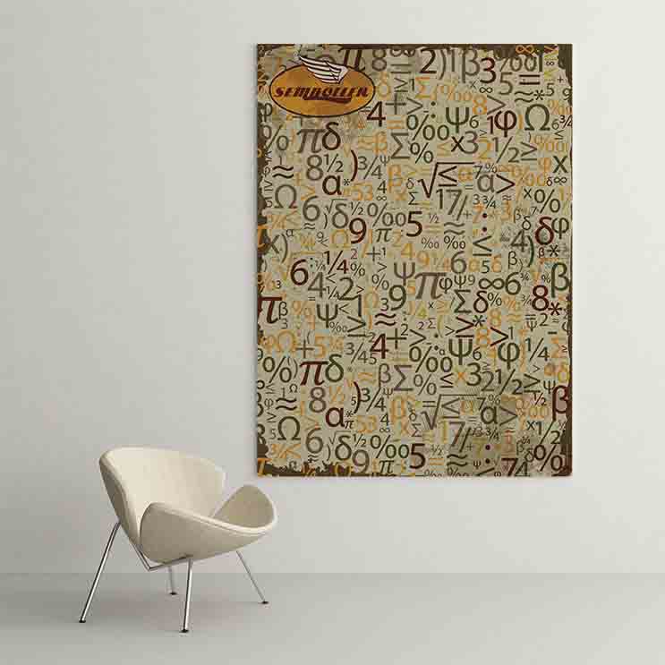 Okul Poster Tablo: Matematiksel Semboller ve İşaretler – B-315