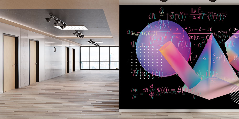Matematik Formülleri Desenli Duvar Kağıdı 10313