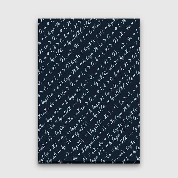 math-classroom-wall-art-b-314-00 Okul Poster Tablo: Matematik Denklemleri ve Formüller – B-314