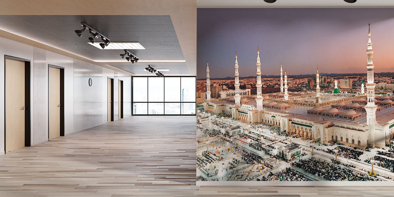 Medine Mescid-i Nebevi Panoramik Manzara Duvar Kağıdı 10485