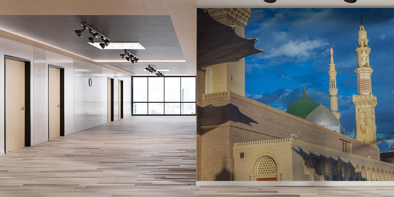 Medine Mescid-i Nebevi Minare ve Kubbe Duvar Kağıdı 10490