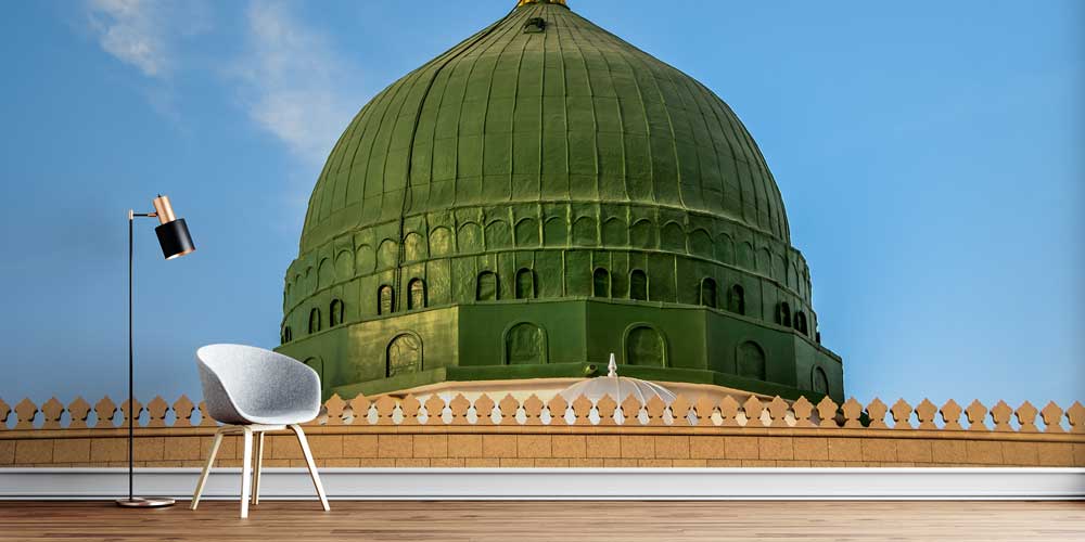 Medine Yeşil Kubbe Duvar Kağıdı 10491
