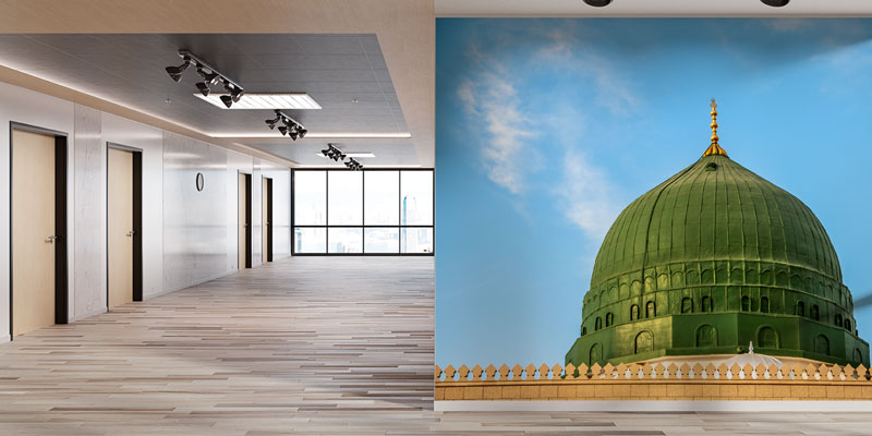 Medine Yeşil Kubbe Duvar Kağıdı 10491