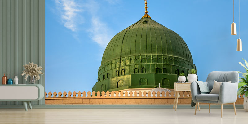Medine Yeşil Kubbe Duvar Kağıdı 10491