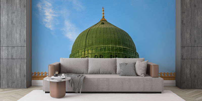 Medine Yeşil Kubbe Duvar Kağıdı 10491