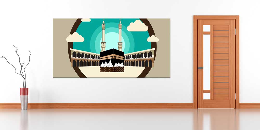 Kabe İllüstrasyon Tasarımlı Büyük Ebatlı Duvar Dekoru – 11444